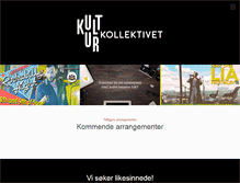 Tablet Screenshot of kulturkollektivet.net